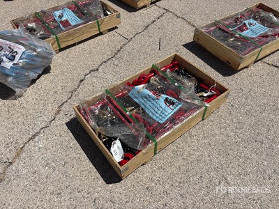 Quantity of (5) Ratchet Load Binders and Chains Set (Unused)