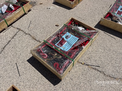 Quantity of (5) Ratchet Load Binders and Chains Set (Unused)