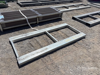 3 ft x 6 ft 7 in Multi-Use Steel Frame Pallet (Unused)