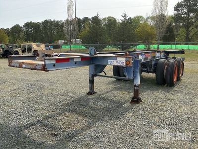 2001 Cheetah T/A Container Trailer