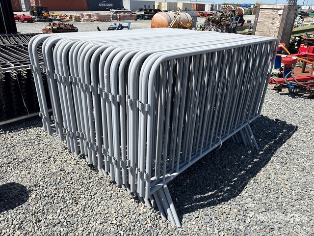 Quantity of (40) Crowd Barrier Barrier