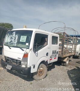 2012 Nissan CABSTAR 4x2 Crew Cab Flatbed Truck (Inoperable)