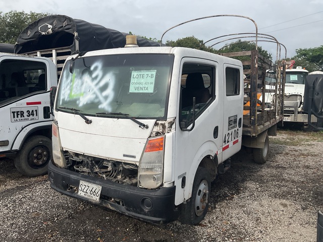 2012 Nissan CABSTAR 4x2 Crew Cab Flatbed Truck (Inoperable) 2012 Nissan CABSTAR 4x2 Crew Cab Flatbed Truck (Inoperable)