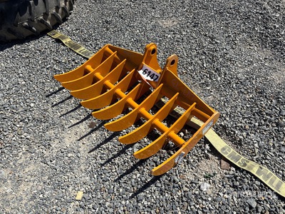 44 in Excavator Rake