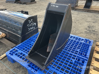 300 mm Cleanup Excavator Bucket - Fits 5 Ton