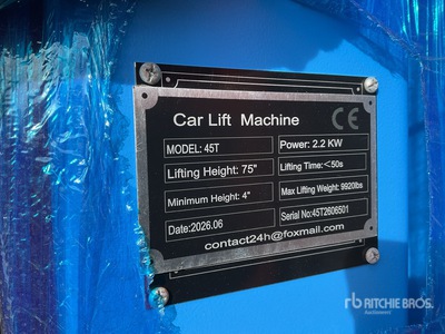 2026 SKLP 45T Vehicle Lifts (Unused)