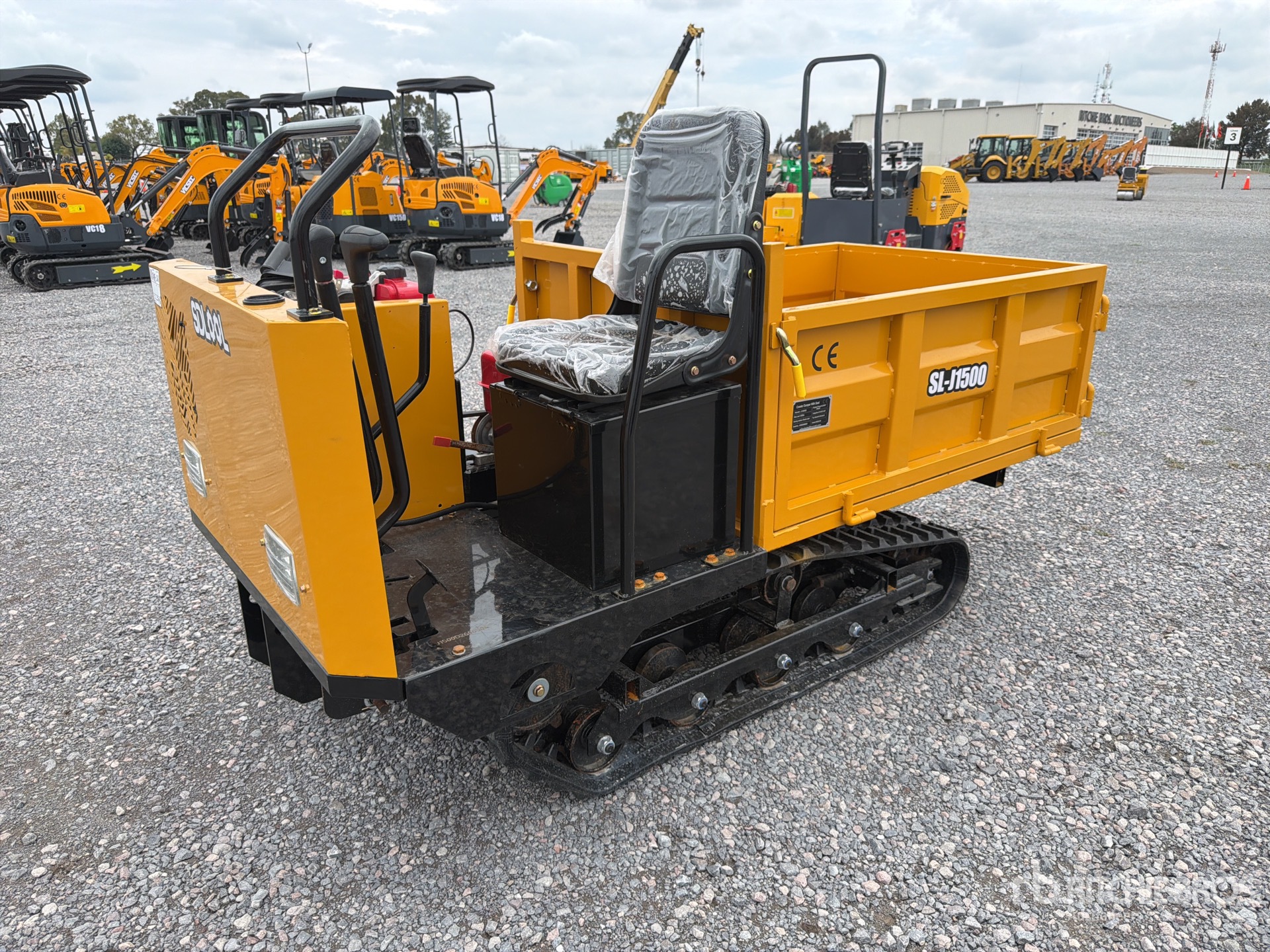 2026 SDLOOL J1500D Stand-On Mini Volteo de Concreto (Sin Usar) / Concrete Buggy (Unused)