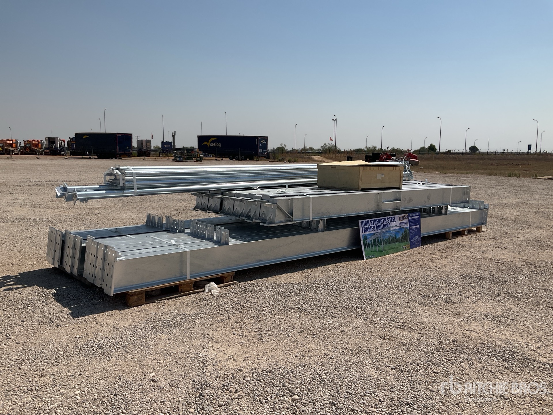 2026 BLUESEA L100FT x W50 FTx H18FT Steel Frame Only Storage Building (Unused)
