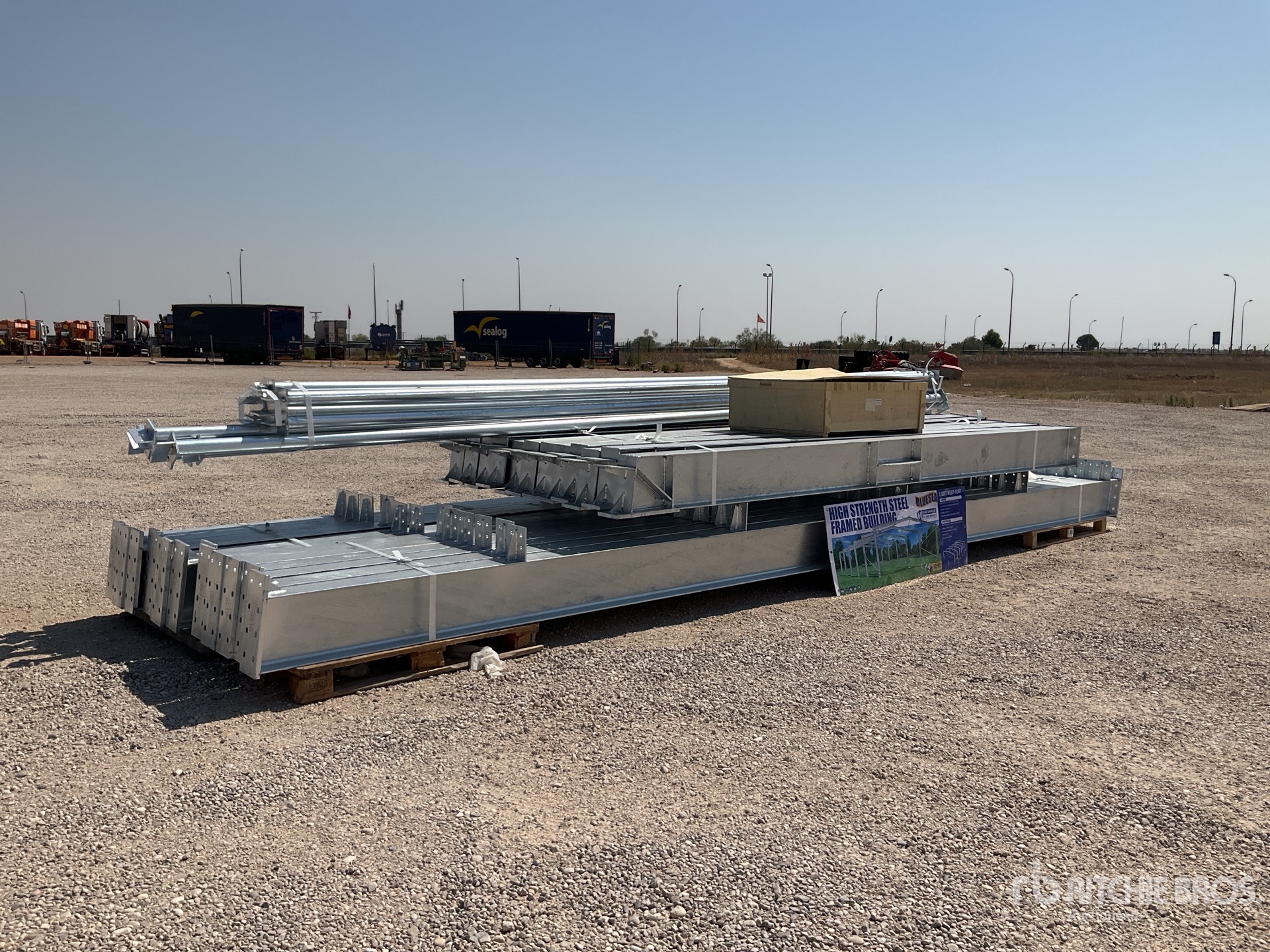 2026 BLUESEA L100FT x W50 FTx H18FT Steel Frame Only Storage Building (Unused)