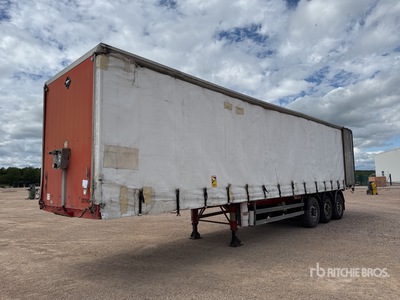 2008 Samro ST39WG Tri/A Remorque A Rideaux Coulissants 3 Essieux Curtain Side Trailer