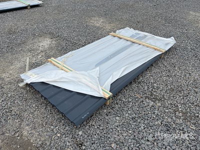 Quantity of (50) Metal Roofing Sheets