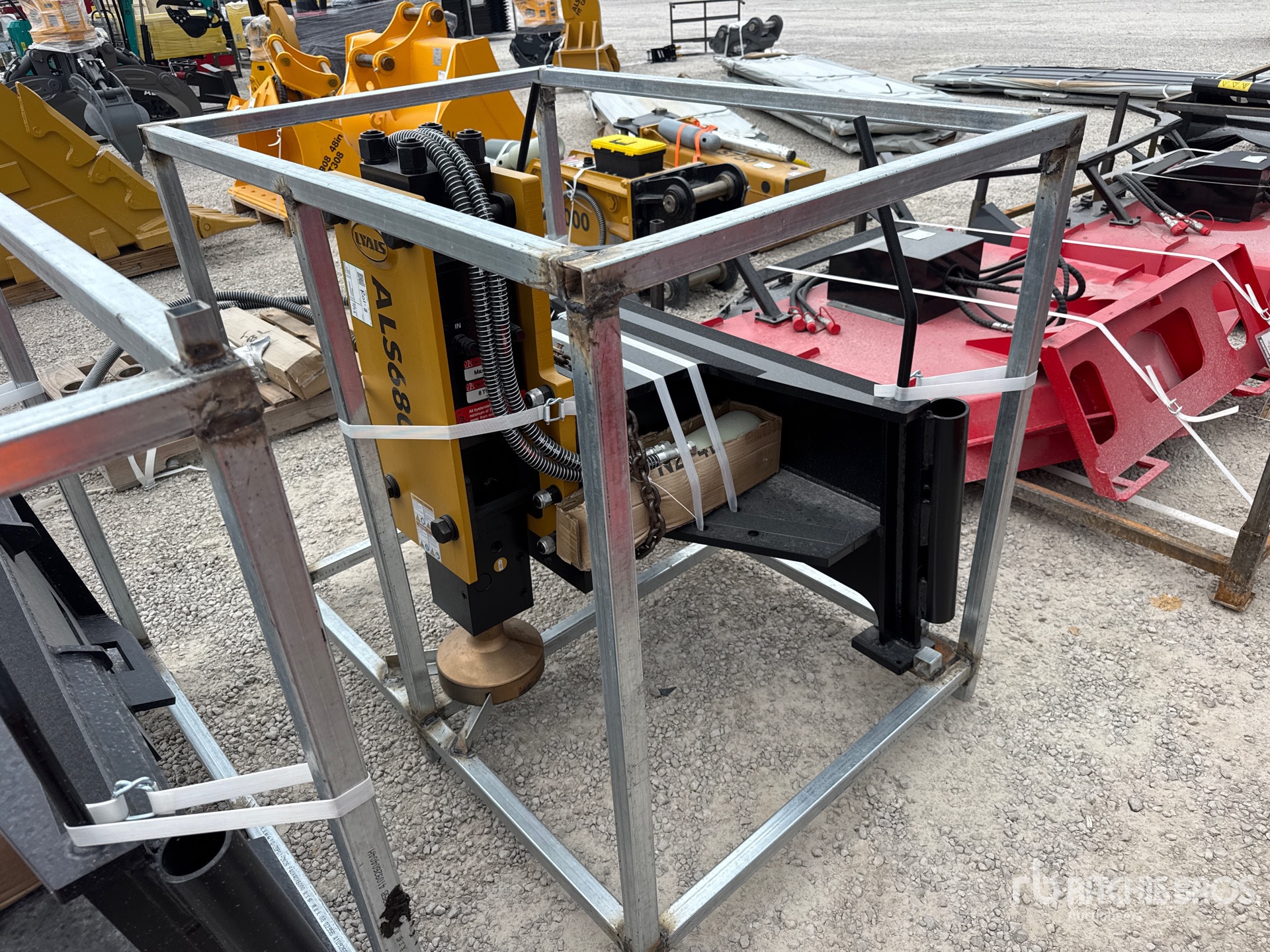 2026 LYALS ALS680 Skid Steer Post Driver (Unused)
