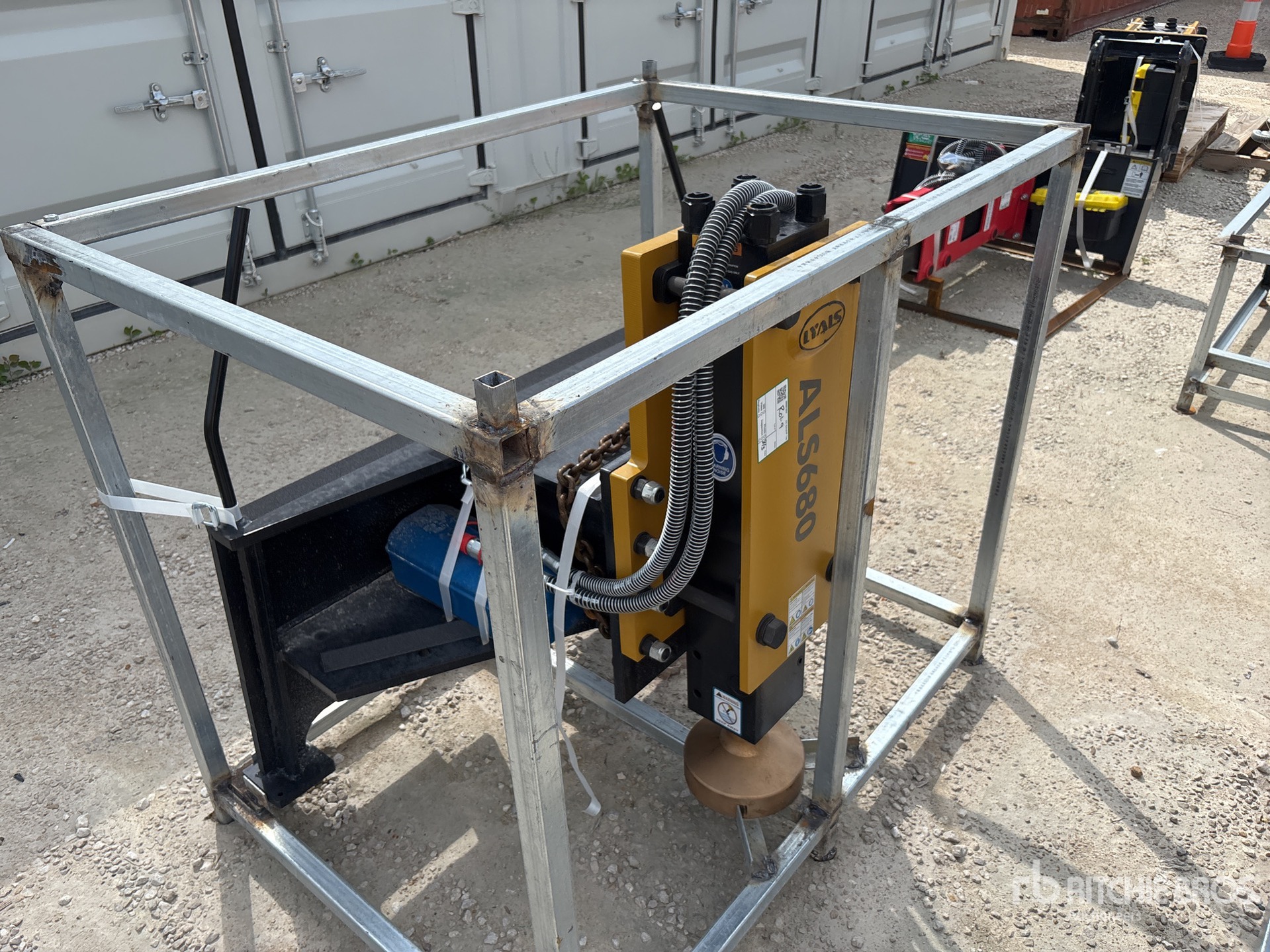 2026 LYALS ALS680 Skid Steer Post Driver (Unused)