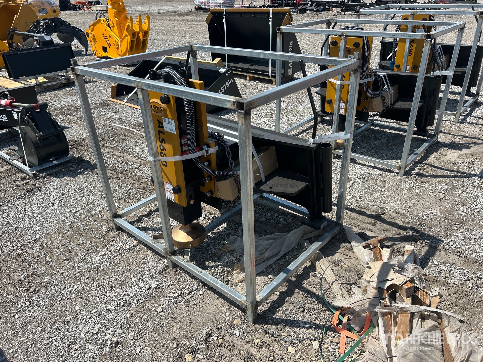 2026 LYALS ALS680 Skid Steer Post Driver (Unused)