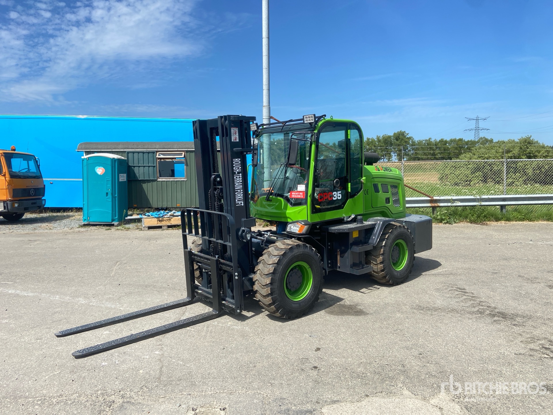 2026 JQ POWER CPC35 3500 kg 4x4 Rough Terrain Forklift (Unused)