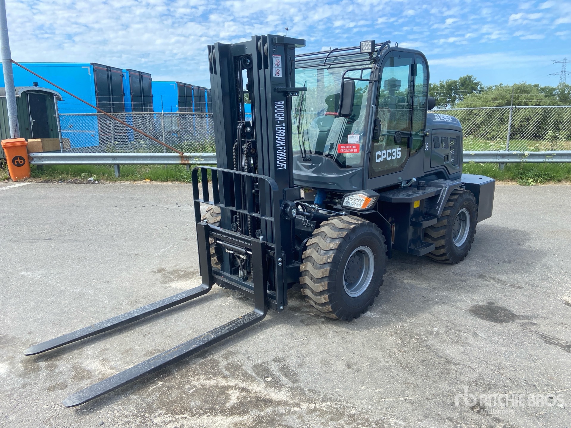 2026 JQ POWER CPC35 3500 kg 4x4 Rough Terrain Forklift (Unused)
