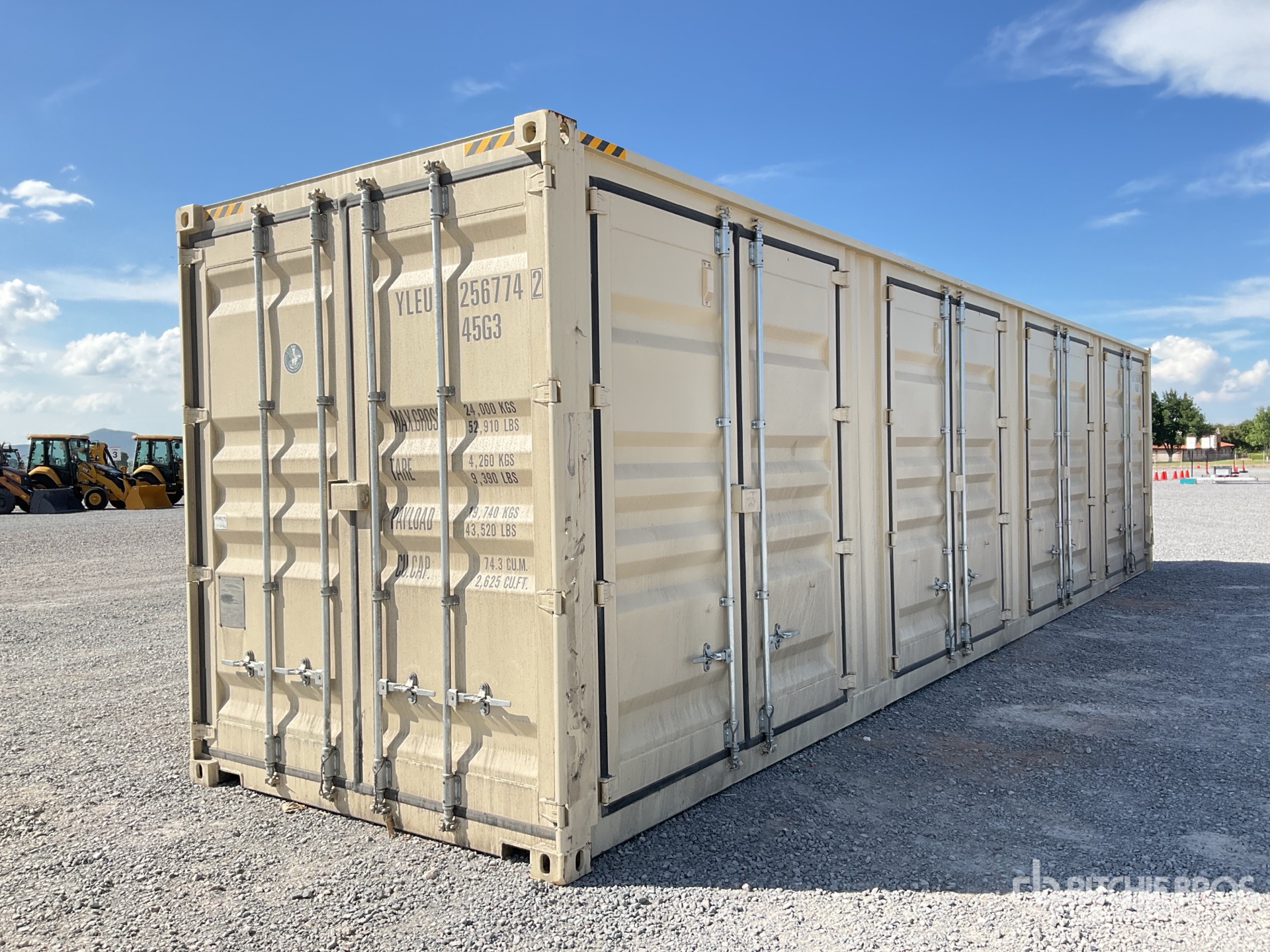2026 40 ft High Cube Multi-Door Storage Container