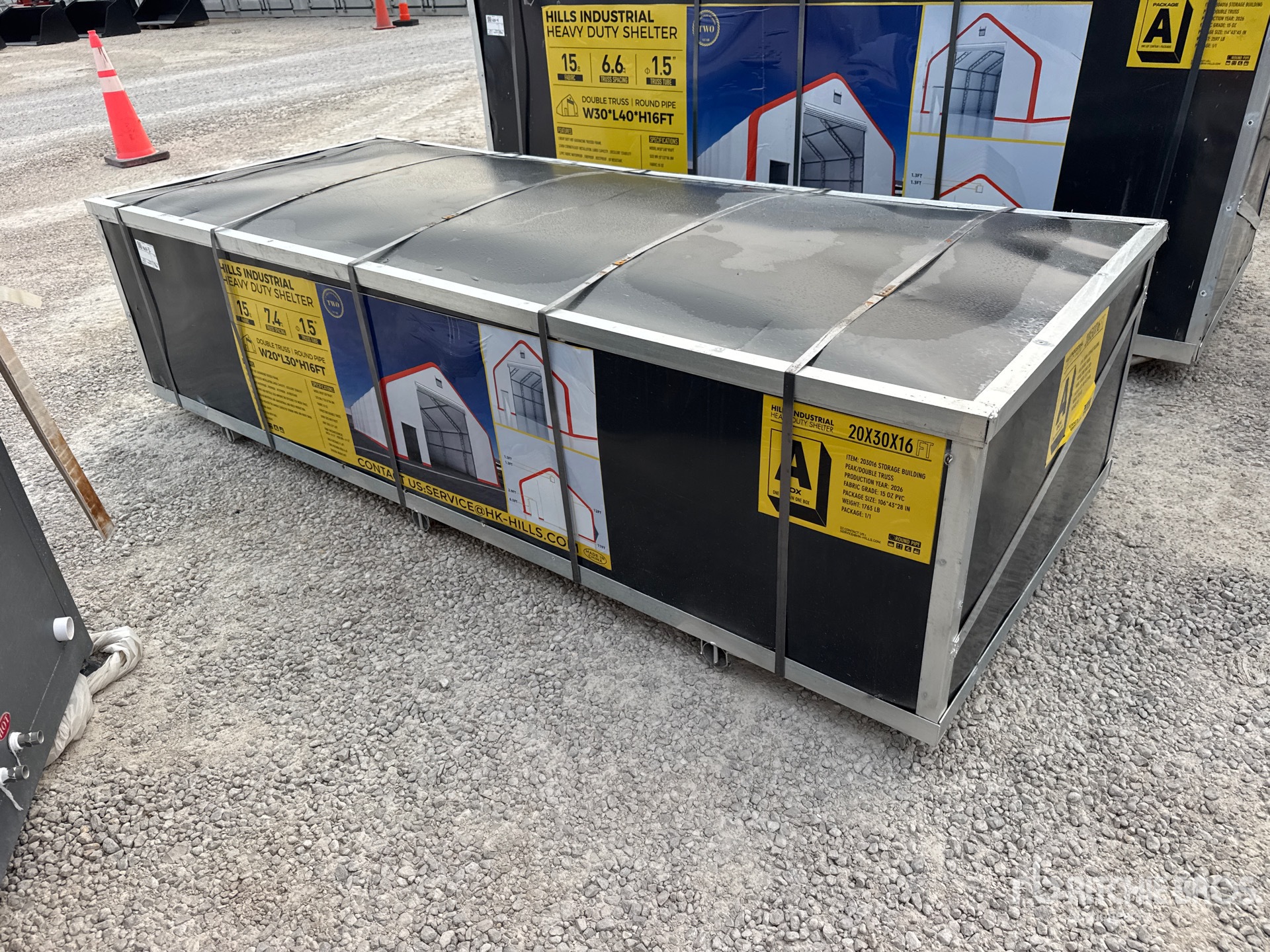 2026 HIlls Industrial 302016 20 ft x 30 ft 16 ft Storage Building (Unused)