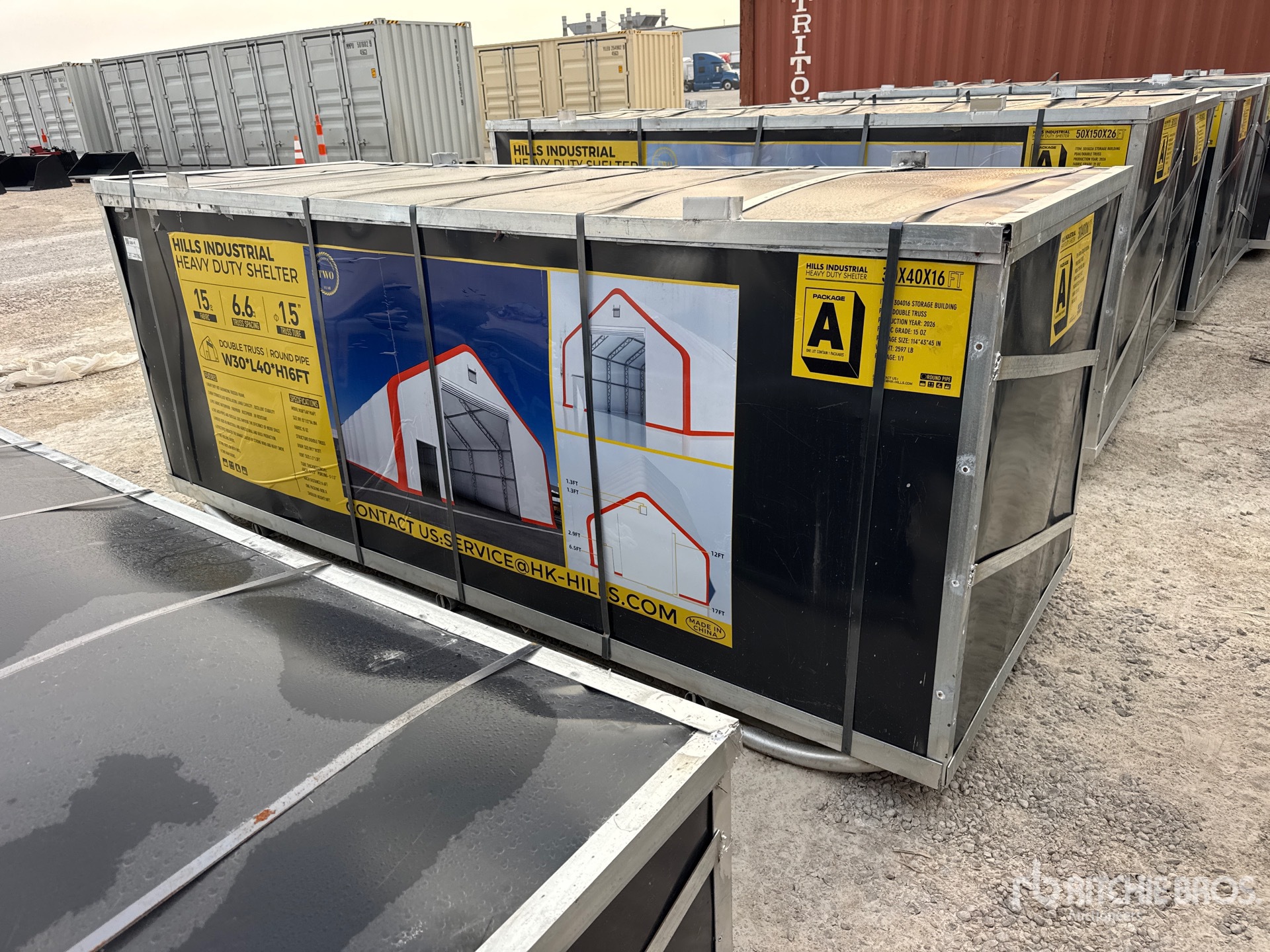2026 HIlls Industrial 403016 40 ft x 30 ft 16 ft Storage Building (Unused)