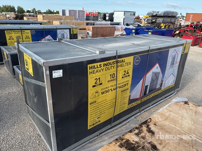 2026 HIlls Industrial 403022 30 ft x 40 ft x 22 ft Storage Building (Unused)