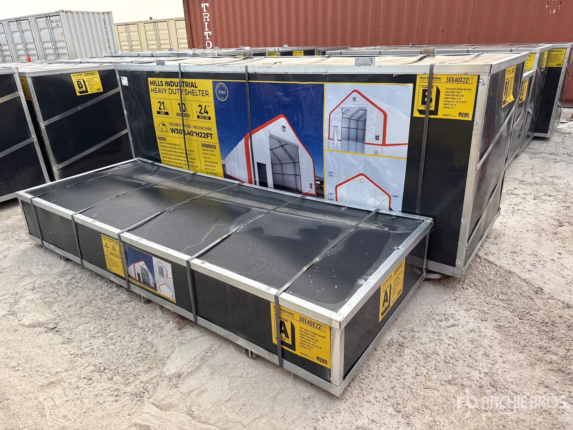 2026 HIlls Industrial 403022 30 ft x 40 ft Storage Building (Unused)