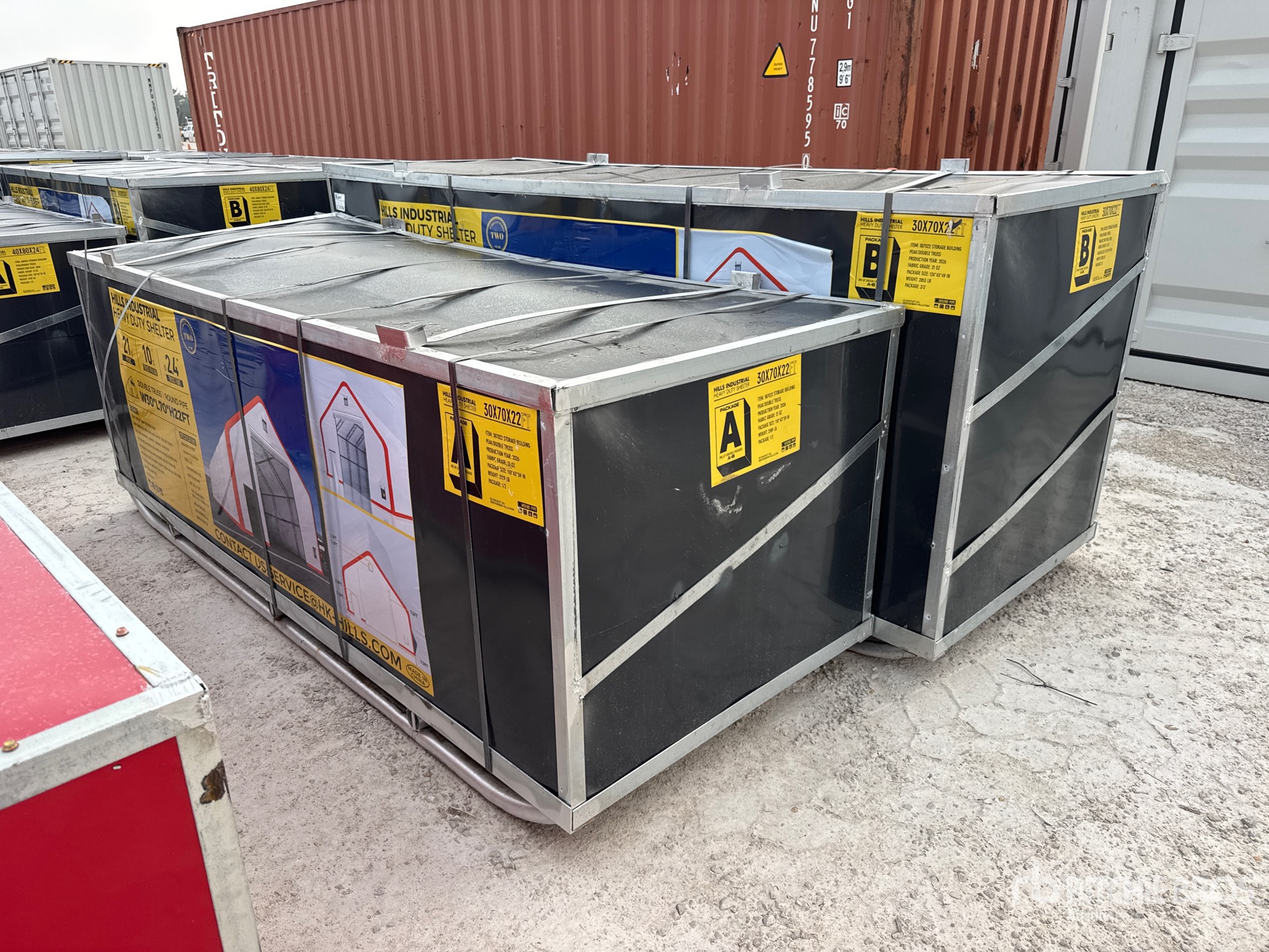 2026 HIlls Industrial 703022 70 ft x 22 ft Storage Building (Unused)