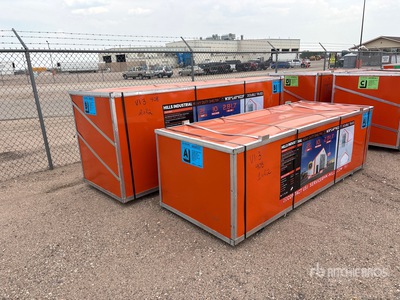 Quantity of (2) Crates of 2026 HIlls Industrial 603022 3 ft 7 in x 10 ft 5 in 60 ft x 30 ft x 22 ft Storage Building (Unused)