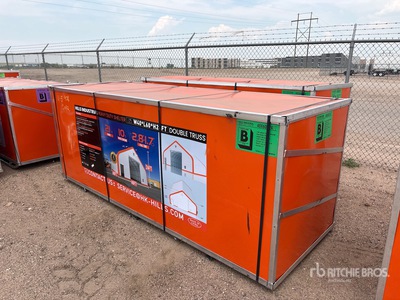 Quantity of (2) Crates of 2026 HIlls Industrial 604024 3 ft 9 in x 10 ft 5 in 60 ft x 40 ft x 22 ft Storage Building (Unused)