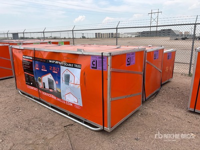 Quantity of (3) Crates of 2026 HIlls Industrial 804024 3 ft 9 in x 10 ft 5 in 80 ft x 40 ft x 24 ft Storage Building (Unused)