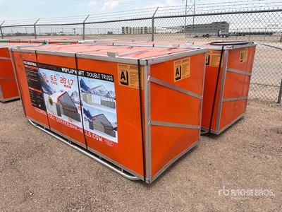 Quantity of (2) Crates of 2026 HIlls Industrial 504026 3 ft 9 in x 10 ft 5 in 50 ft x 40 ft x 26 ft Storage Building (Unused)