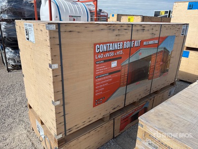 2026 HIlls Industrial 40 ft x 13 ft Container Shelter (Unused)