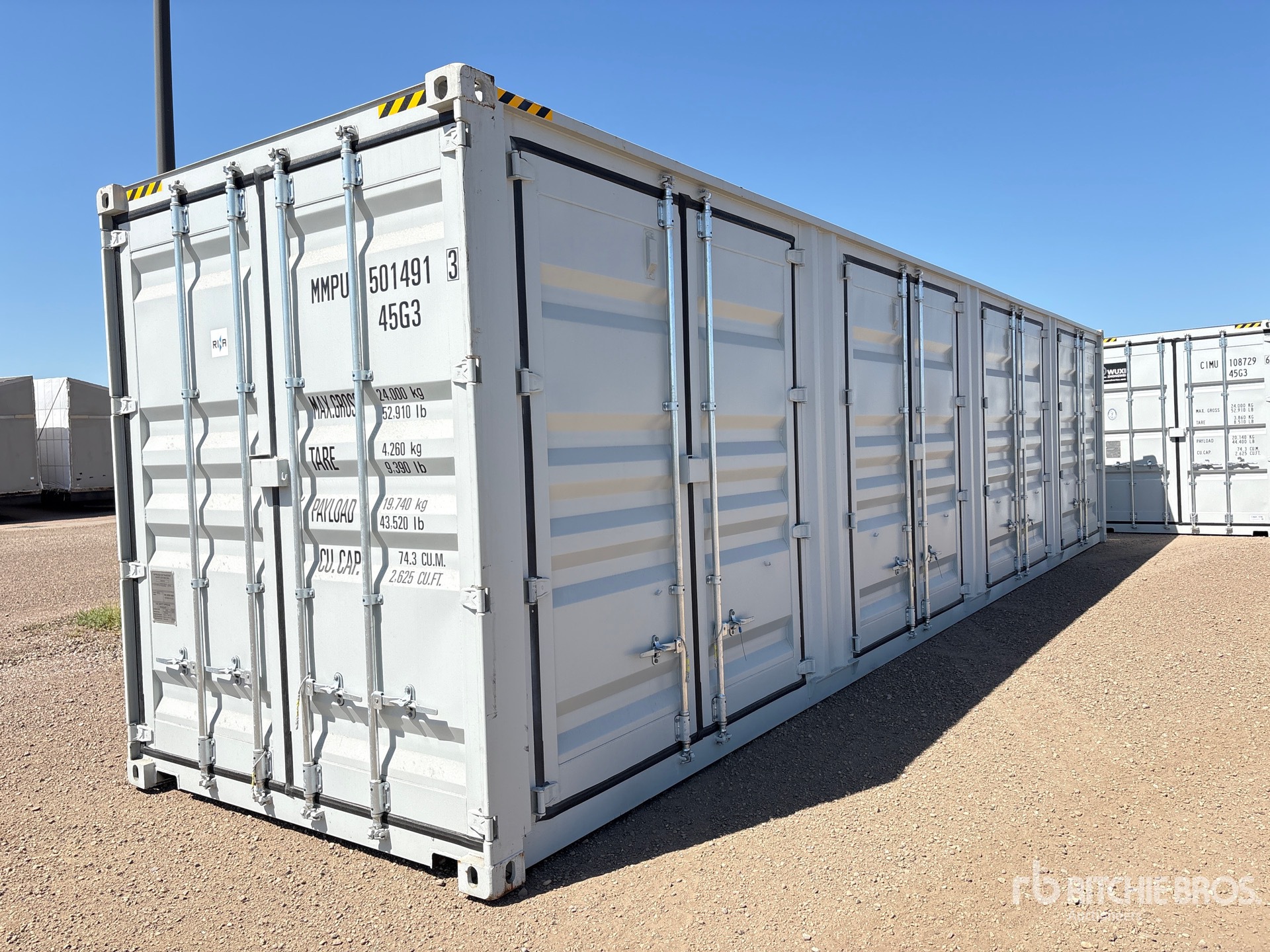 2026 40 ft High Cube Multi-Door Open-Sided Storage Container