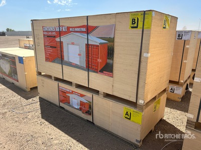 2026 HIlls Industrial 40 ft x 36 ft x 13 ft Container Shelter (Unused)