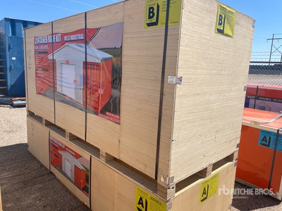2026 HIlls Industrial 40 ft x 36 ft x 13 ft Container Shelter (Unused)