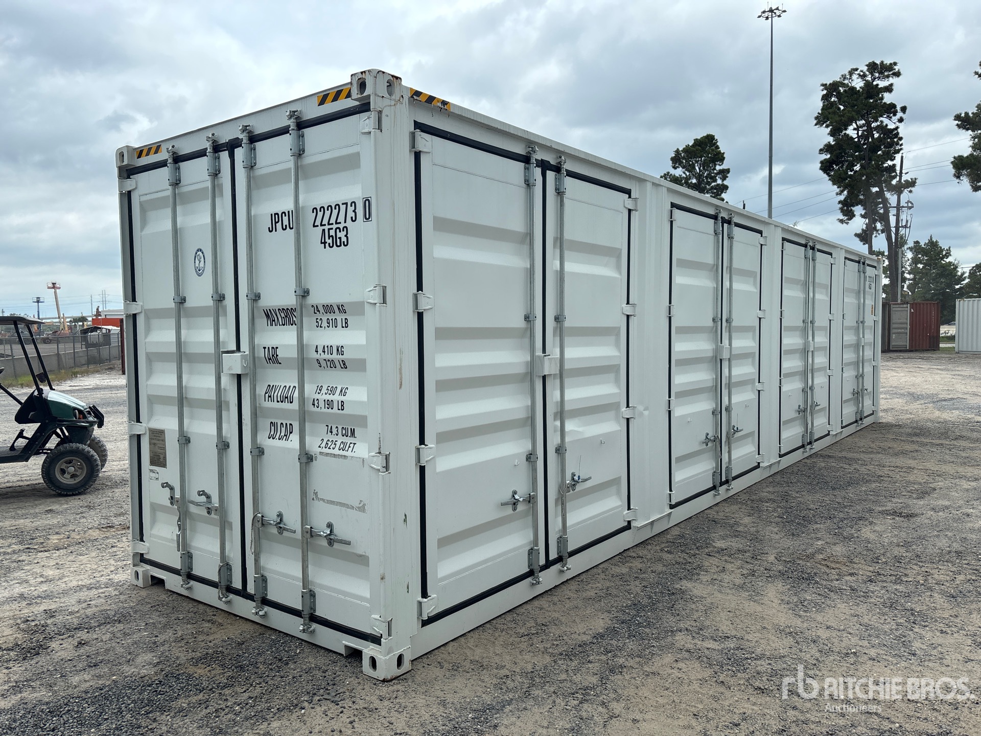 2026 40 Ft High Cube Multi-Door Storage Container