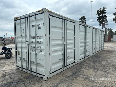 2026 40 Ft High Cube Multi-Door Storage Container