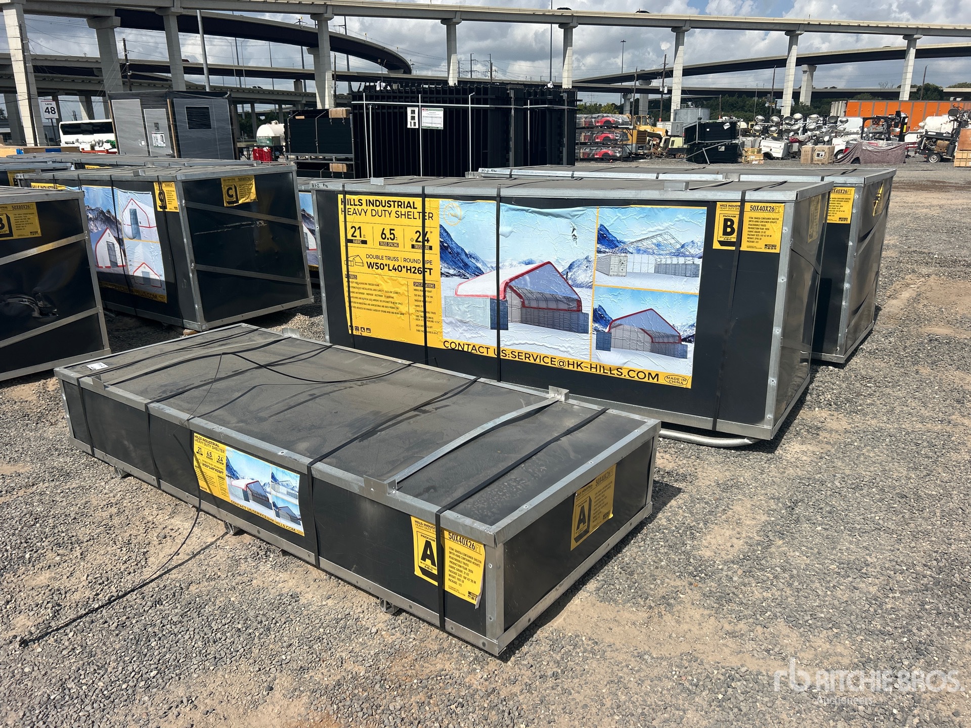 2026 HIlls Industrial 504026 50 ft x 40 ft Container Shelter (Unused)