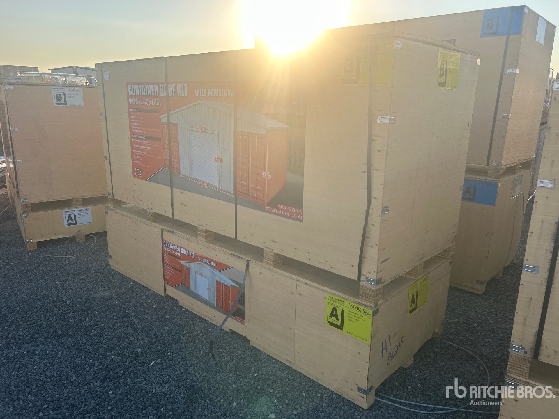2026 HIlls Industrial 36 ft x 40 ft Container Shelter (Unused)