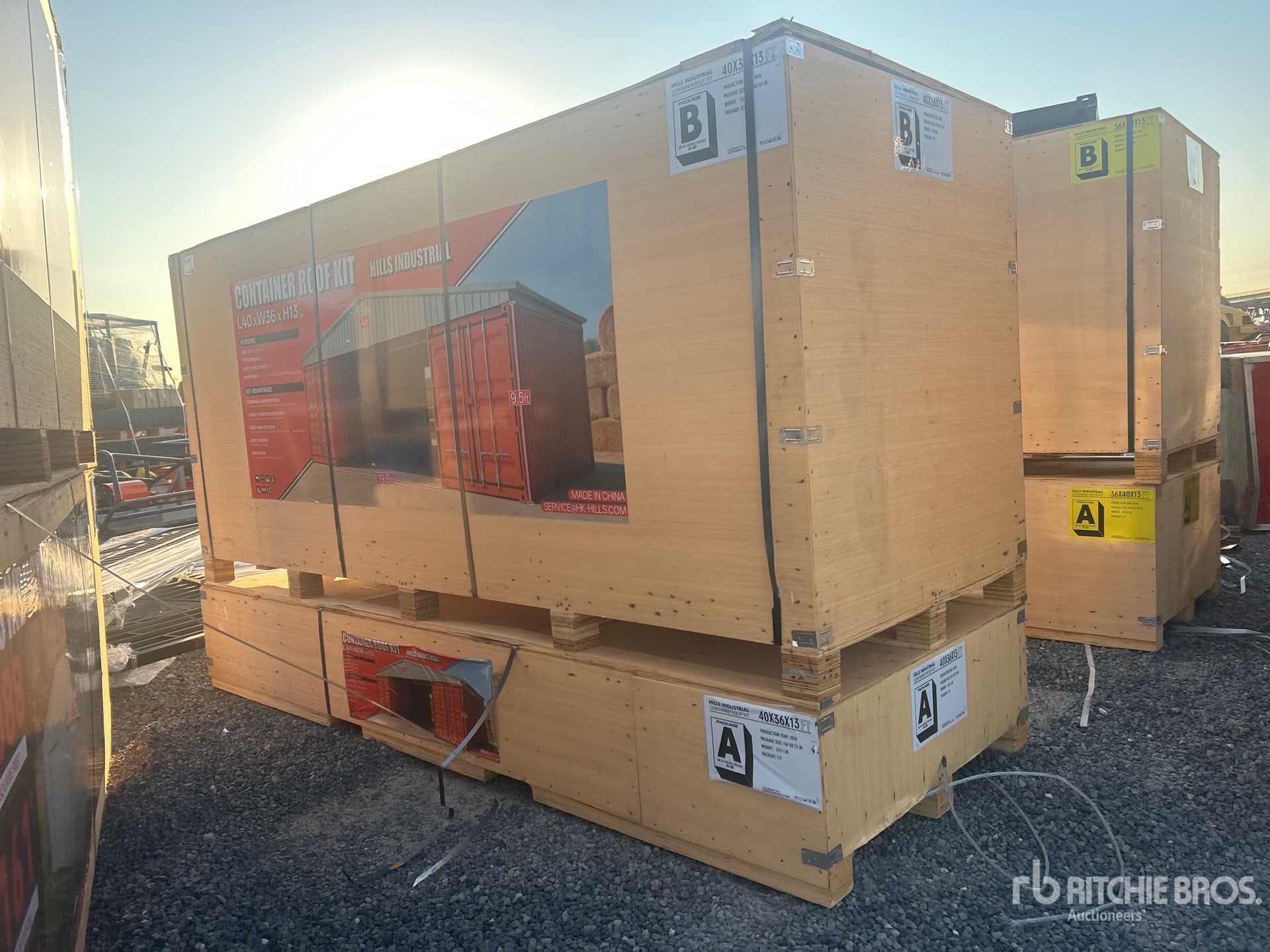 2026 HIlls Industrial 36 ft x 40 ft x 13 Ft Container Shelter (Unused)