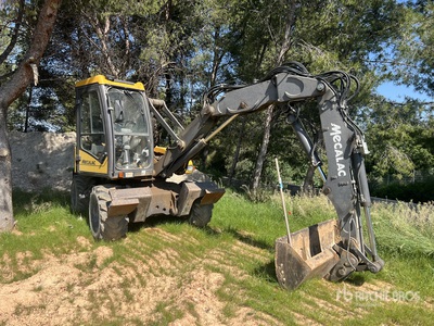 2010 Mecalac 12MTX Pelle Sur Pneus Wheel Excavator