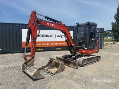 2017 Kubota Kx101-3a4 Mini-Pelle Mini Excavator