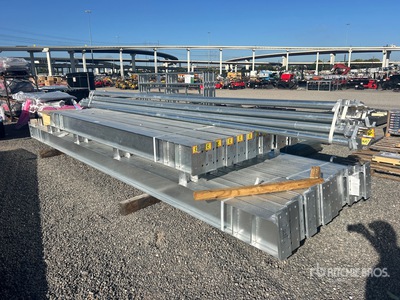 2026 BLUESEA 50 ft x 100 ft Steel Frame Only Storage Building (Unused)