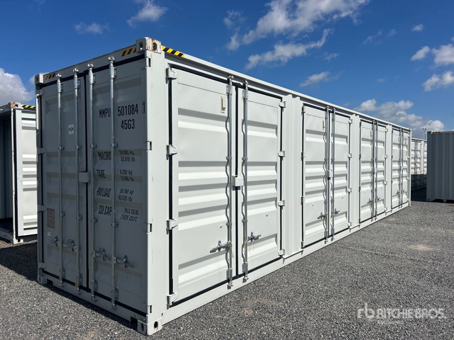 2026 40 ft High Cube Multi-Door Storage Container