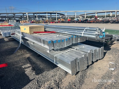 2026 BLUESEA 50 ft x 100 ft Steel Frame Only Storage Building (Unused)