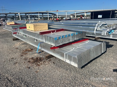 2026 BLUESEA 50 ft x 100 ft Steel Frame Only Storage Building (Unused)