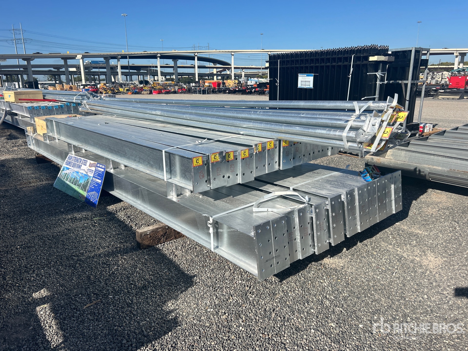 2026 BLUESEA 50 ft x 100 ft Steel Frame Only Storage Building (Unused)