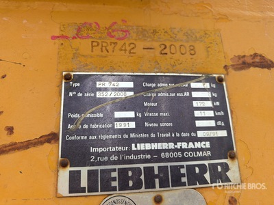 1991 Liebherr PR742 Bouteur Sur Chenilles Apripista cingolato