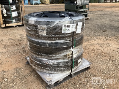 (3) Michelin 275/70R22.5 Tires w/Wheels