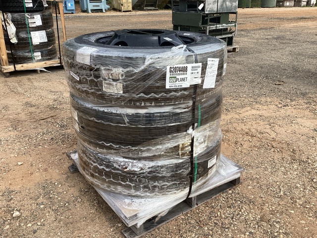 (3) Michelin 275/70R22.5 Tires w/Wheels