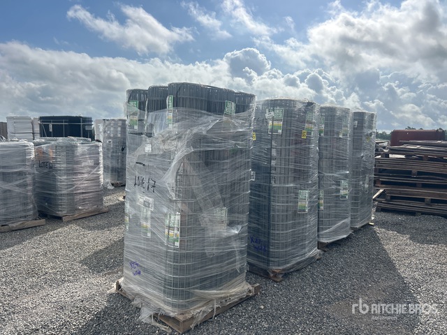 Quantity of (4) Pallets of 100 ft x 36 in Fencing (Unused)